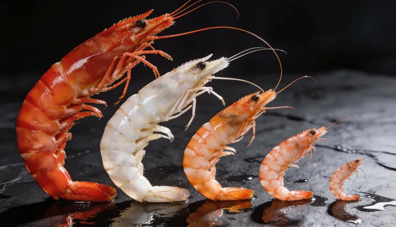 Tipos de gamba en España comparados