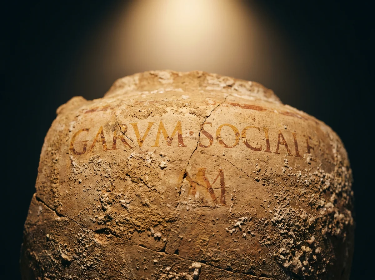 Ánfora romana de terracota para garum