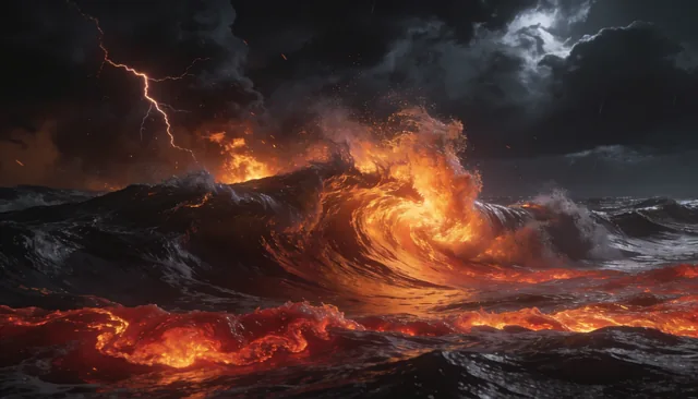 Juego de Resistencia — mar en tormenta