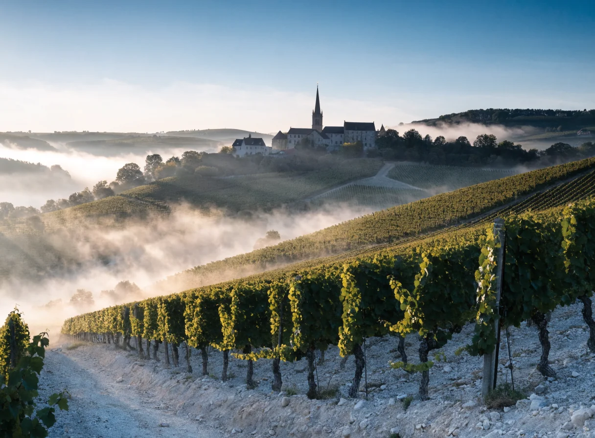 Viñedos de Chardonnay en Chablis, Borgoña